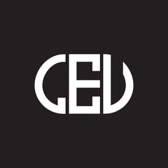 LEV letter logo design on black background. LEV creative initials letter logo concept. LEV letter design.