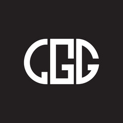 LGG letter logo design on black background. LGG creative initials letter logo concept. LGG letter design.
