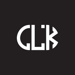 LLK letter logo design on black background. LLK creative initials letter logo concept. LLK letter design.