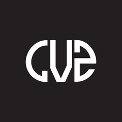 LVZ letter logo design on black background. LVZ creative initials letter logo concept. LVZ letter design.