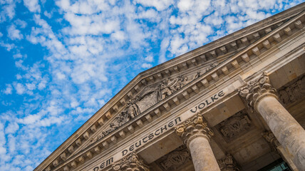 Obraz premium Poder legislativo de Alemania, Reichstag