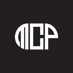 MCQ letter logo design on black background. MCQ creative initials letter logo concept. MCQ letter design.