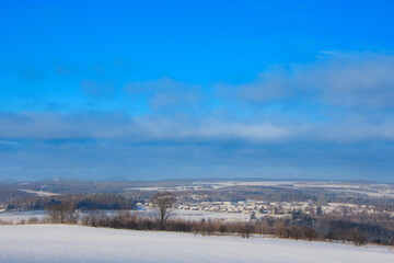 Countryside landscape in the province of Quebec, Canada