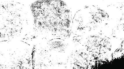 Rustic grunge vector texture with grain and stains. Abstract noise background. Weathered surface. Dirty and damaged. Detailed rough backdrop. Vector graphic illustration with transparent white. EPS10.