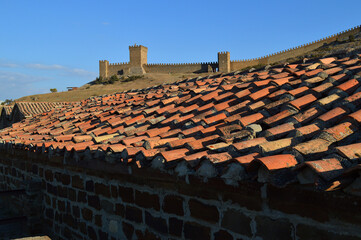 An old stone impregnable fortress 