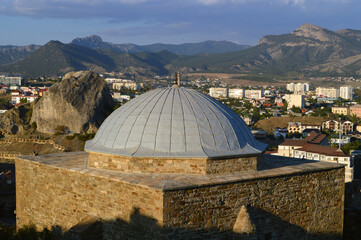 An old stone impregnable fortress 