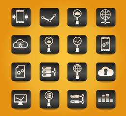 social network icon set