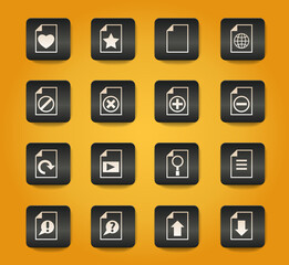 document icon set
