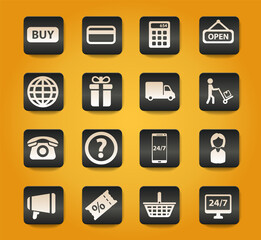 E-commerce simply icons