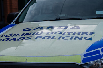 Irish police vehicles described, garda, Limerick, Ireland,26,02,2022