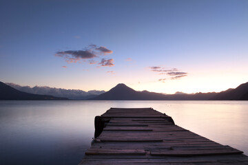 Lake Atitlan at Dusk