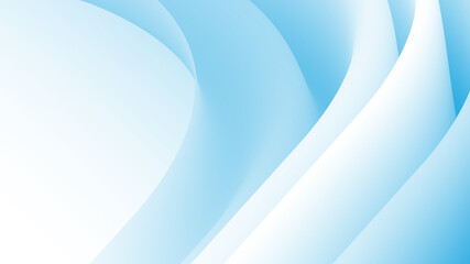 Abstract Modern Background with Fluid Liquid Motion Elemenet and Blue White Color Gradient