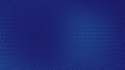Abstract Modern Background with Dot Haltone Element and Blue Color Gradient