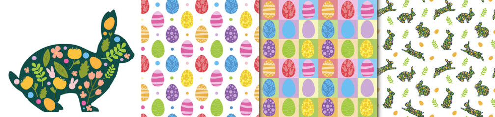 Ester illustration and pattern sets