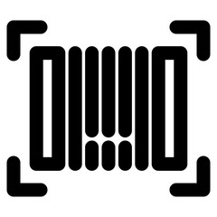 Barcode scanner icon vector