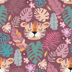 Tiger baby pattern 4