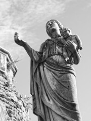 Virgin Mary statue - 489616248