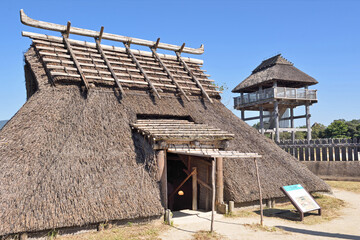 吉野ヶ里歴史公園「南内郭・王の家と物見櫓」