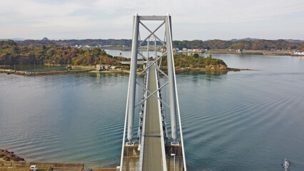 天草・東大維橋の空撮