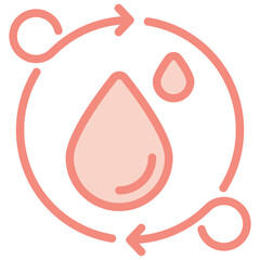 period changes two tone icon