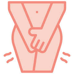 Obraz premium urinary two tone icon