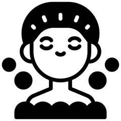 showering solid icon