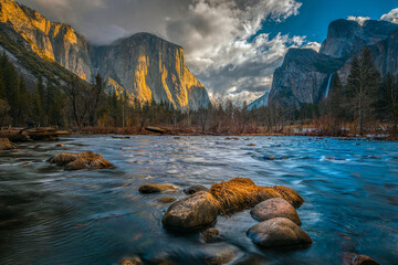 Yosemite Valley View Morning