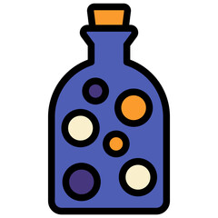 potion bottle filled outline icon