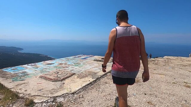 travelling of the Albania coast and the Adriatic Sea.