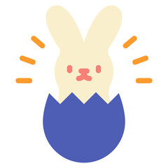 bunny flat icon