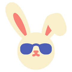 bunny flat icon