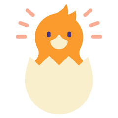 chick flat icon