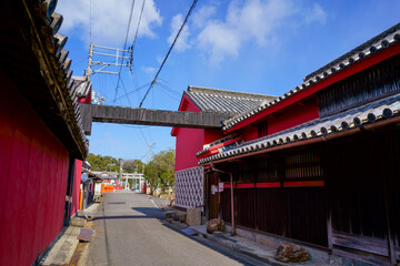 引田の古い町並み(香川県東かがわ市)
