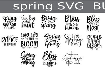 Spring SVG Bundle  