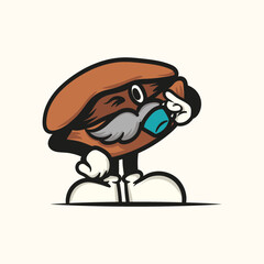 Coffe bean latte master