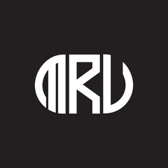 MRV letter logo design on black background. MRV creative initials letter logo concept. MRV letter design.