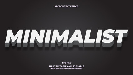 Minimalist Text Effect
