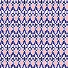 Argyle Fair Isle Seamless Pattern Design