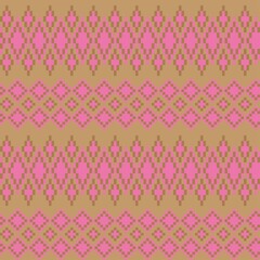 Argyle Fair Isle Seamless Pattern Design