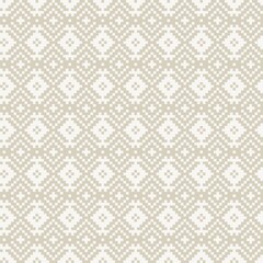 Argyle Fair Isle Seamless Pattern Design
