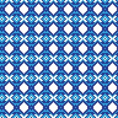 Argyle Fair Isle Seamless Pattern Design