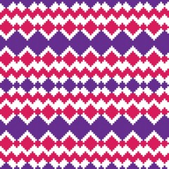 Argyle Fair Isle Seamless Pattern Design
