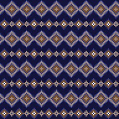 Argyle Fair Isle Seamless Pattern Design