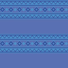 Argyle Fair Isle Seamless Pattern Design
