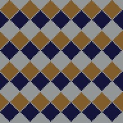 Argyle Fair Isle Seamless Pattern Design