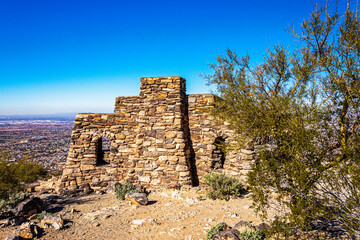 South Mountain Park, Phoenix, brick building