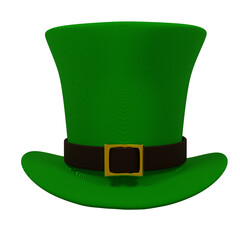 Saint Patrick's Day Hat 3D Render Elements