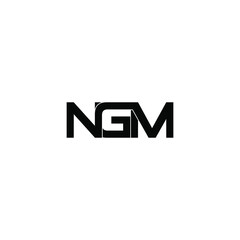 ngm letter original monogram logo design