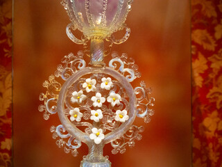 美しいガラス細工の作品