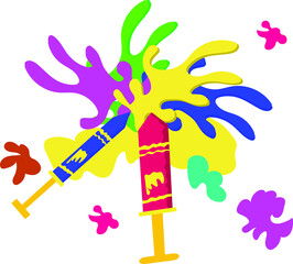 Holi EXACT MATCHES, Holi Pichkari for social media and print media. 